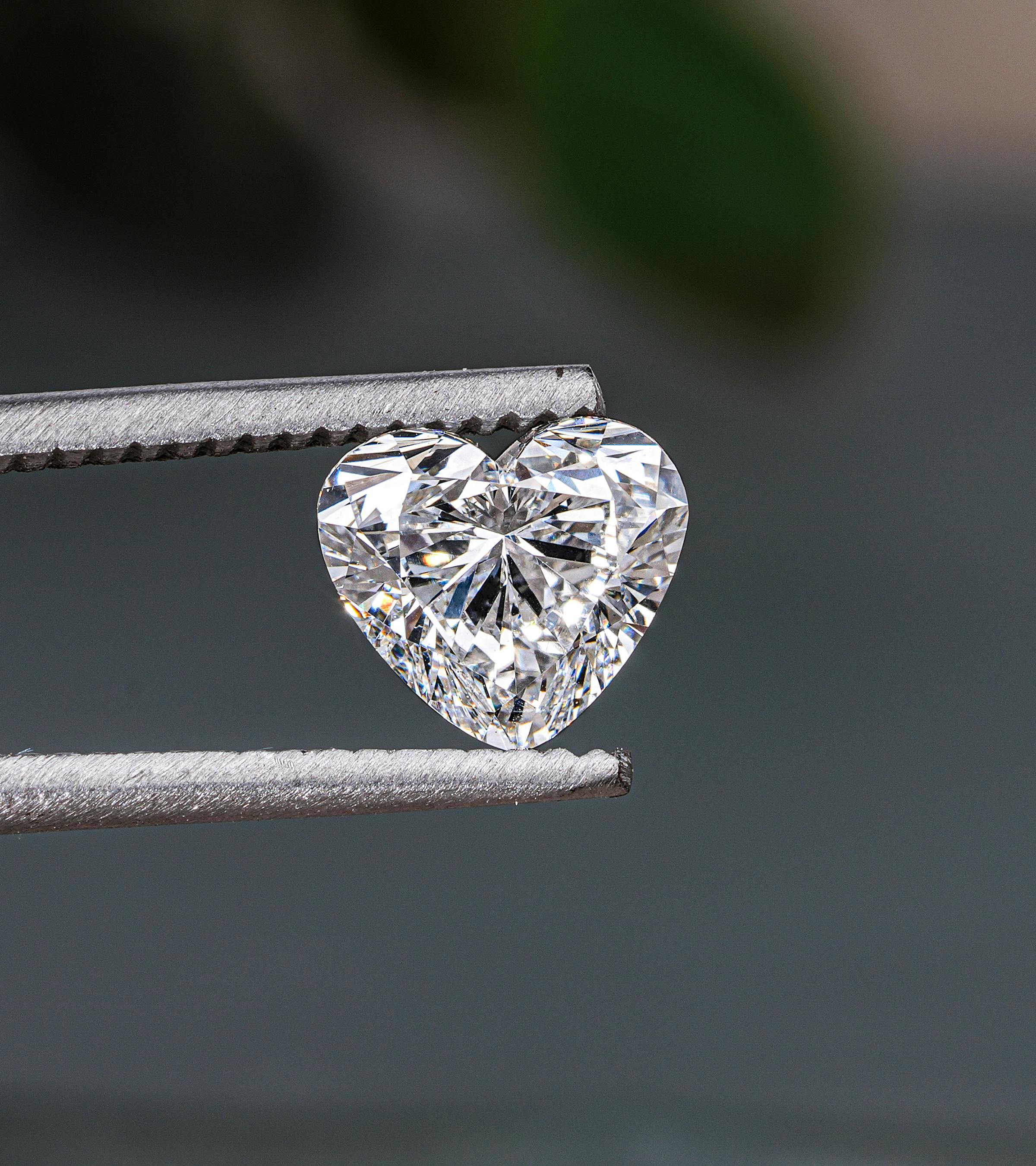 Heart shaped diamond